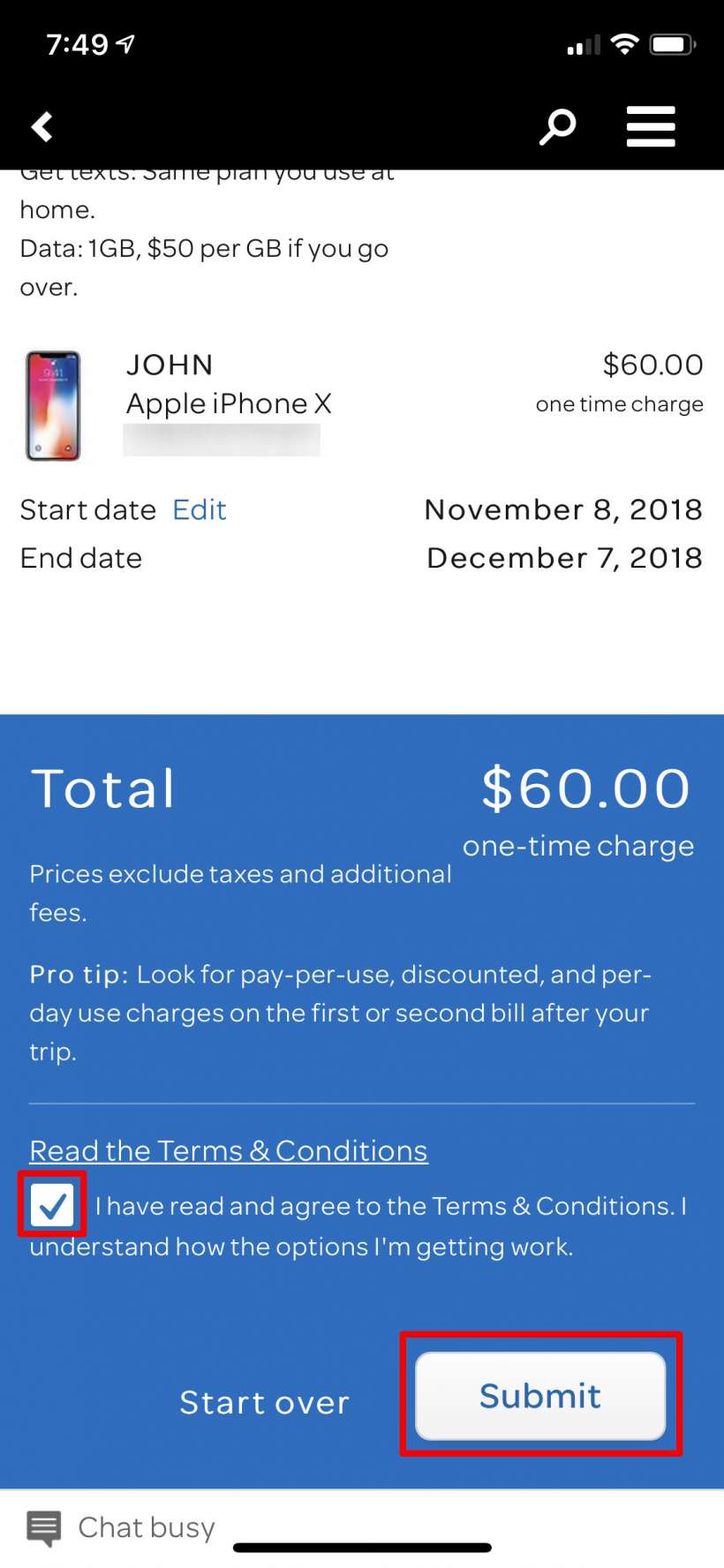 How to sign up for AT&T Passport for international travel on iPhone.