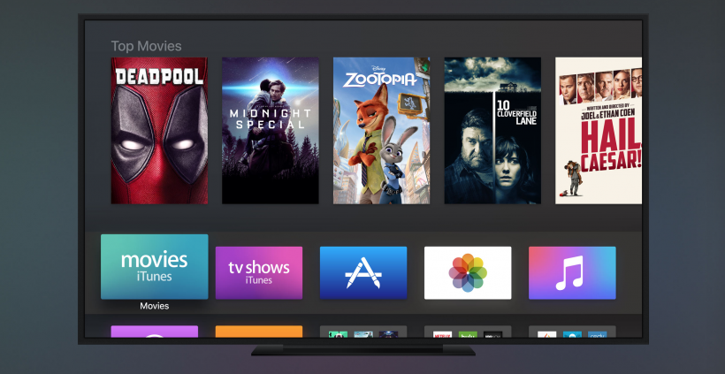 tvOS update dark mode