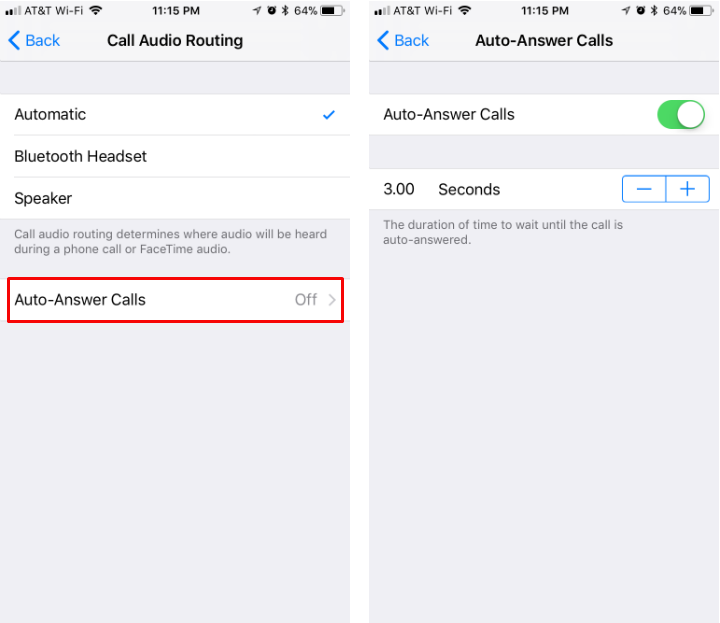 autoanswer on iphone autoanswer on iphone