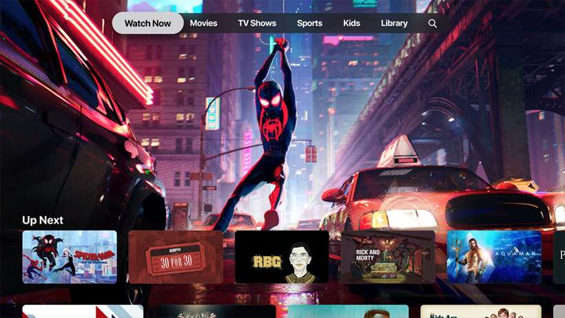 Apple TV auto-play video preview