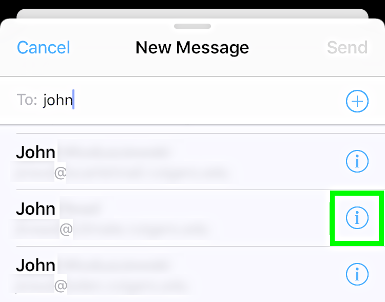 remove ios email autofill