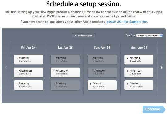 Apple offers online setup sessions for Apple Watch.