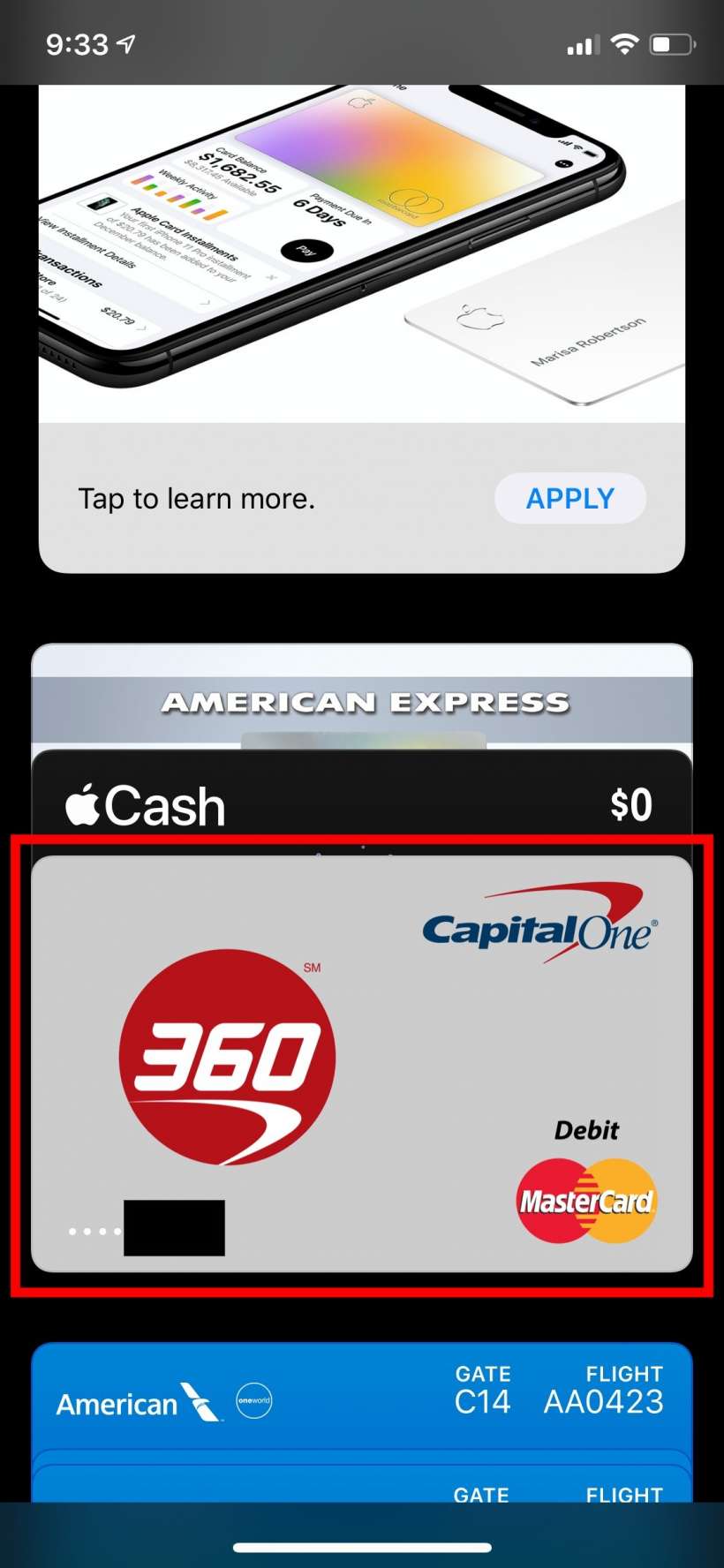 How to change your default Apple Pay credit/debit card in the Wallet app on iPhone.