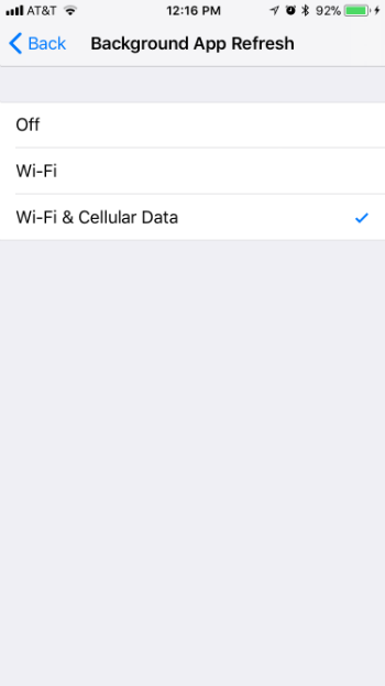 How to set background app refresh to Wi-Fi only on iPhone and iPad in iOS 11.