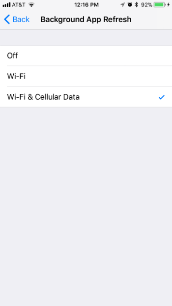 How to set background app refresh to Wi-Fi only on iPhone and iPad in iOS 11. How to set background app refresh to Wi-Fi only on iPhone and iPad in iOS 11.