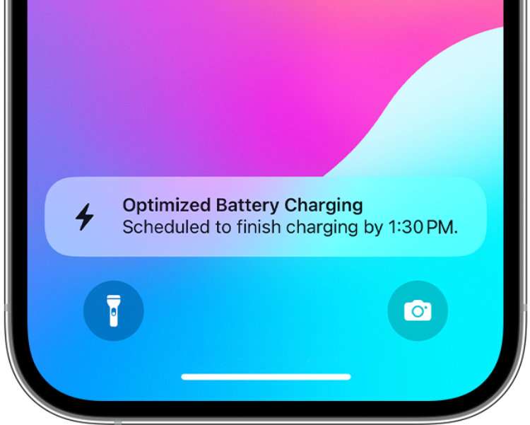 Optimized charging iOS