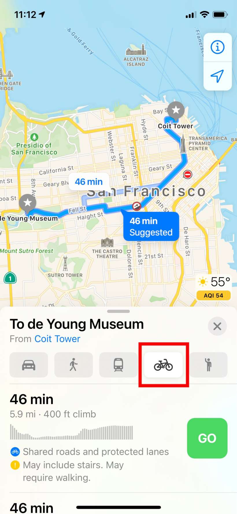 How to use cycling / bicycle directions in Apple Maps on iPhone and iPad.