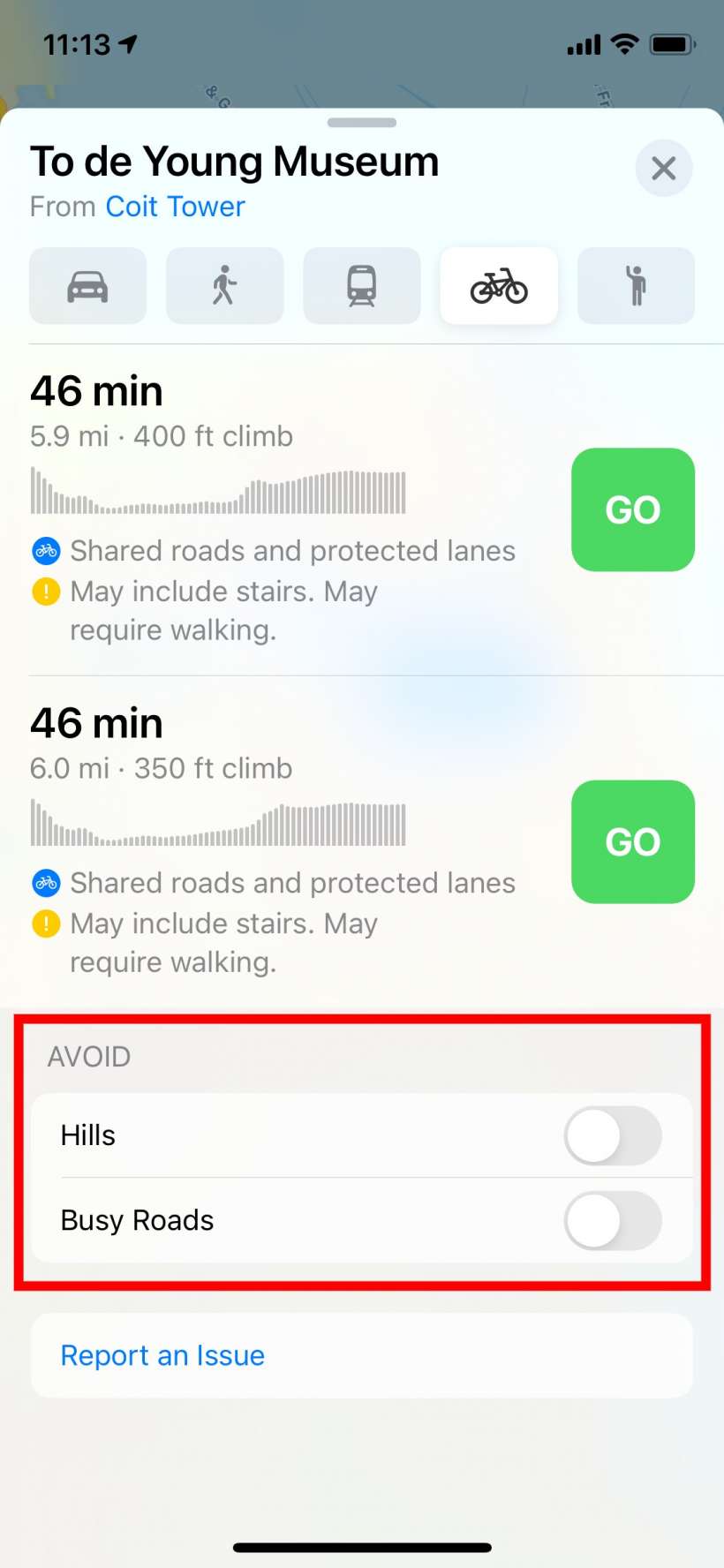 How to use cycling / bicycle directions in Apple Maps on iPhone and iPad.