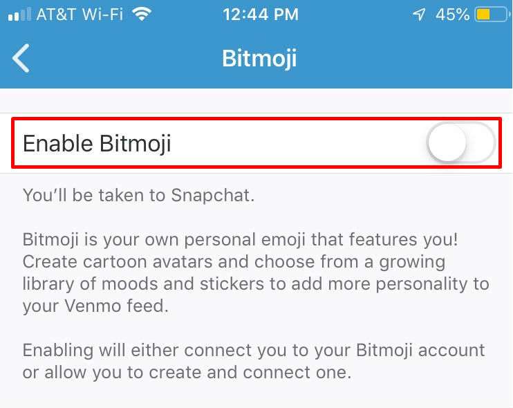 Bitmoji Slider