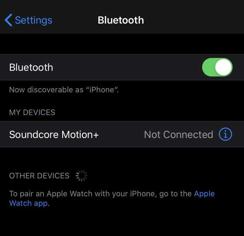 Bluetooth Settings