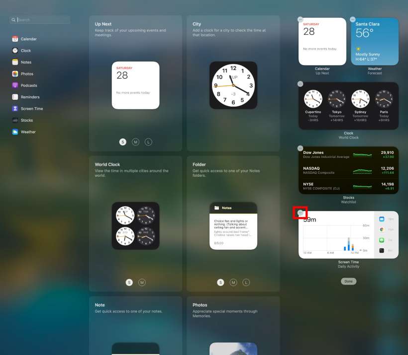 How to add, remove and customize Notification Center widgets in macOS Big Sur.
