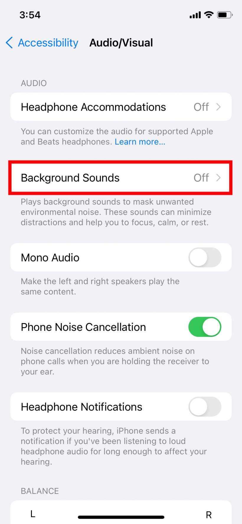 How to use Background Sounds on iPhone and iPad.