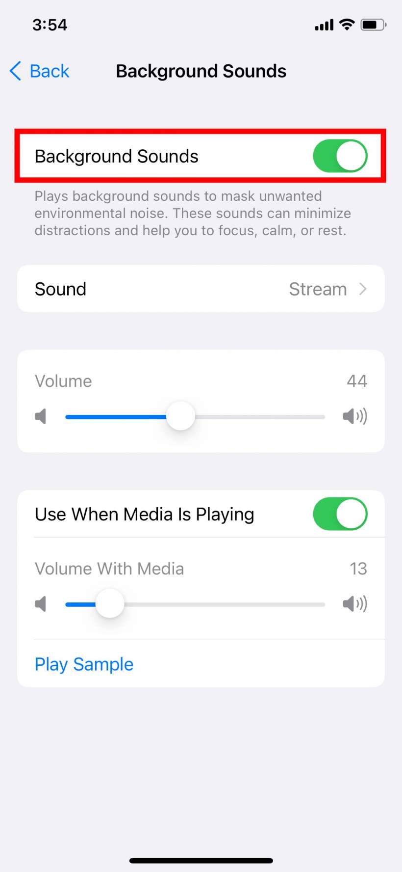 How to use Background Sounds on iPhone and iPad.
