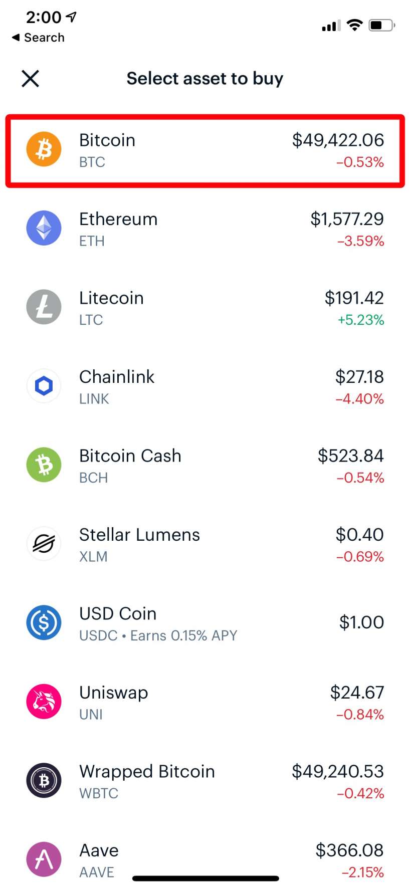 how do you buy other cryptocurrencies on coinbase