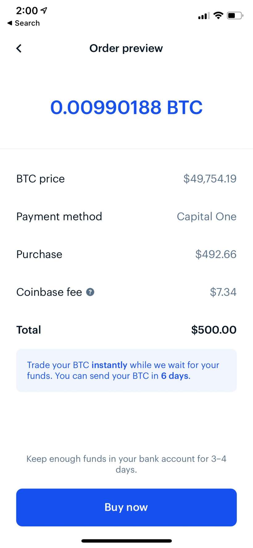 How to buy Bitcoin, EOS and BAT with Coinbase on iPhone or iPad. How to buy Bitcoin, EOS and BAT with Coinbase on iPhone or iPad.
