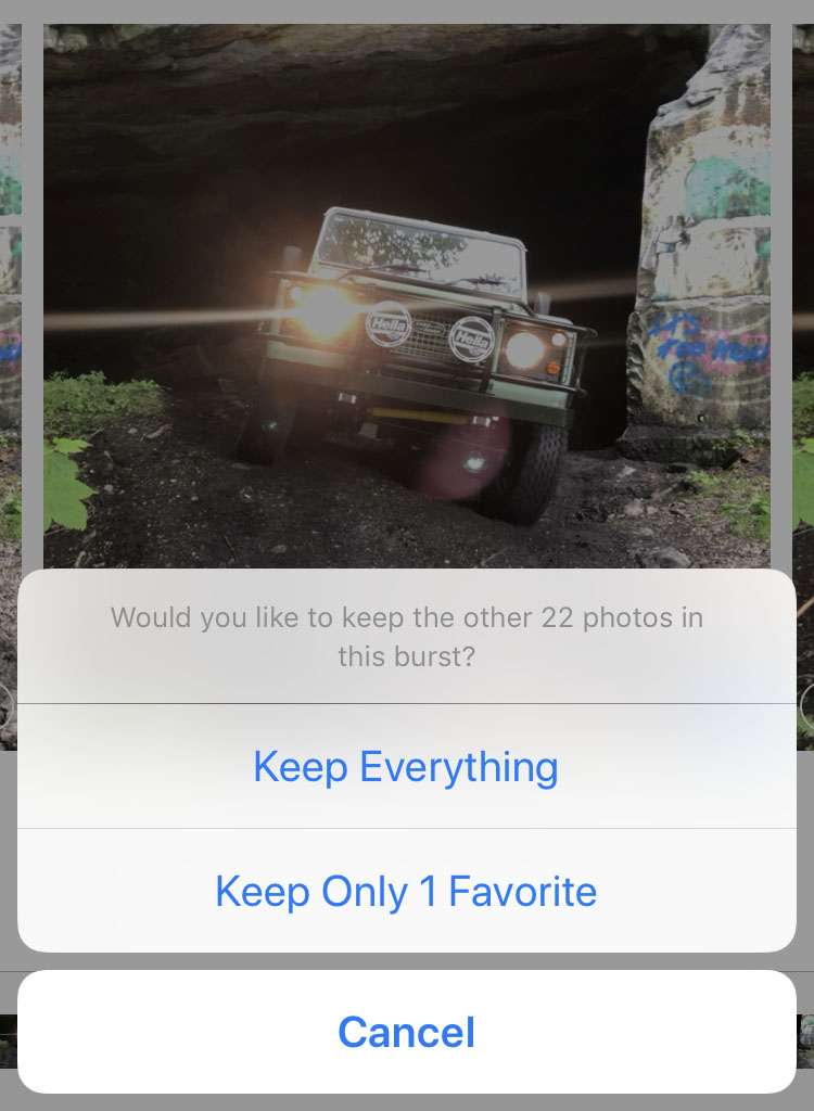 Keep favorite burst photos iPhone Keep favorite burst photos iPhone