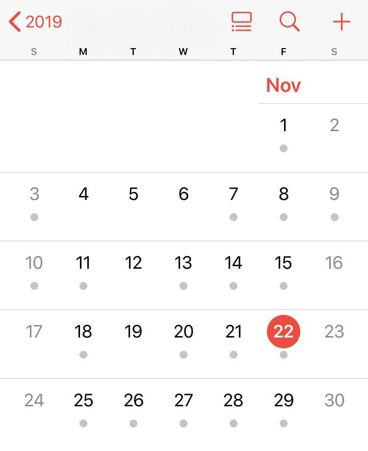 ipad calendar app print