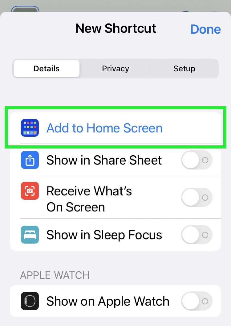 Add contact to home screen 6 Add contact to home screen 6