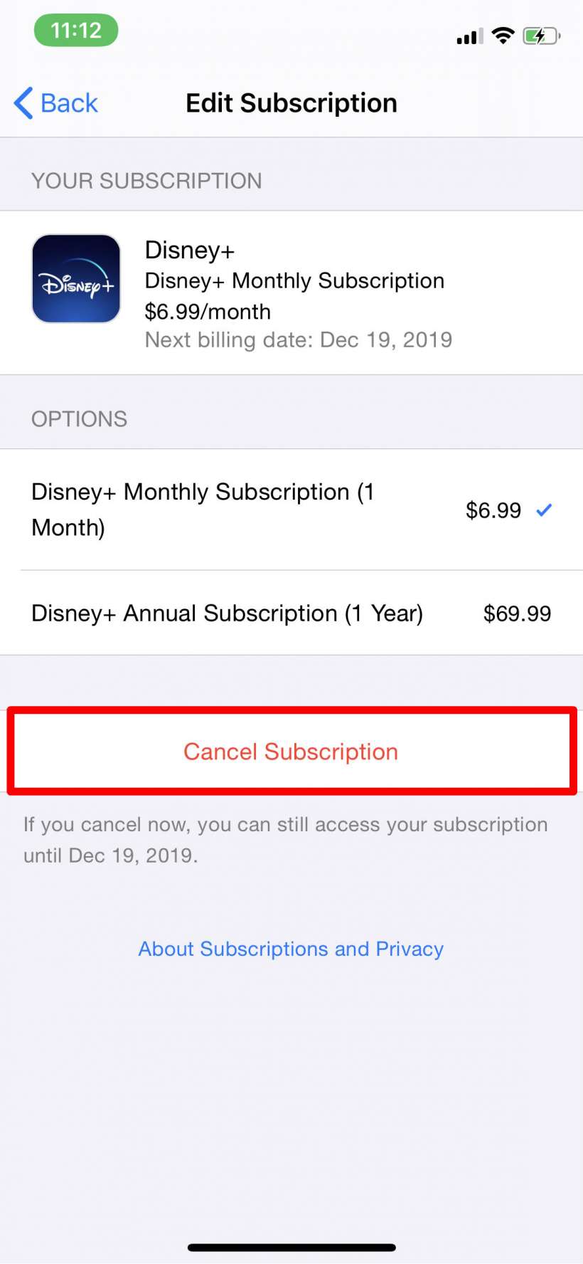 How to cancel Disney+ subscription on iPhone and iPad.
