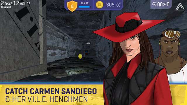 carmen sandiego sneaks onto