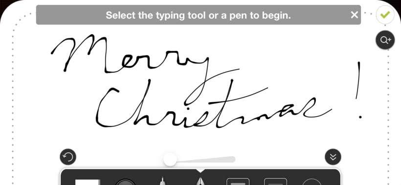 Best iPhone and iPad apps for making Christmas and holiday cards.