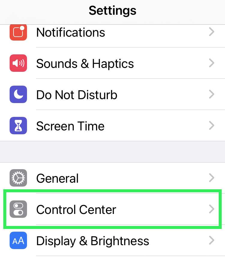 Control Center Control Center