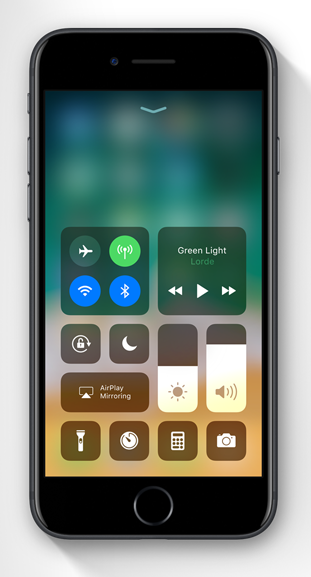 Control Center iOS 11