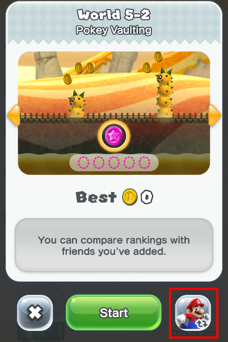 Character Select Super Mario Run Character Select Super Mario Run