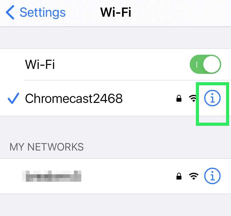 Chromecast Wi-Fi setup iPhone fix 1
