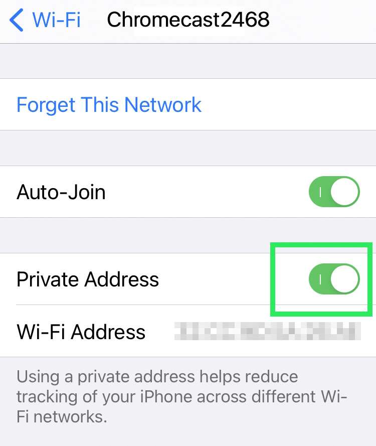 Chromecast Wi-Fi setup iPhone fix 2