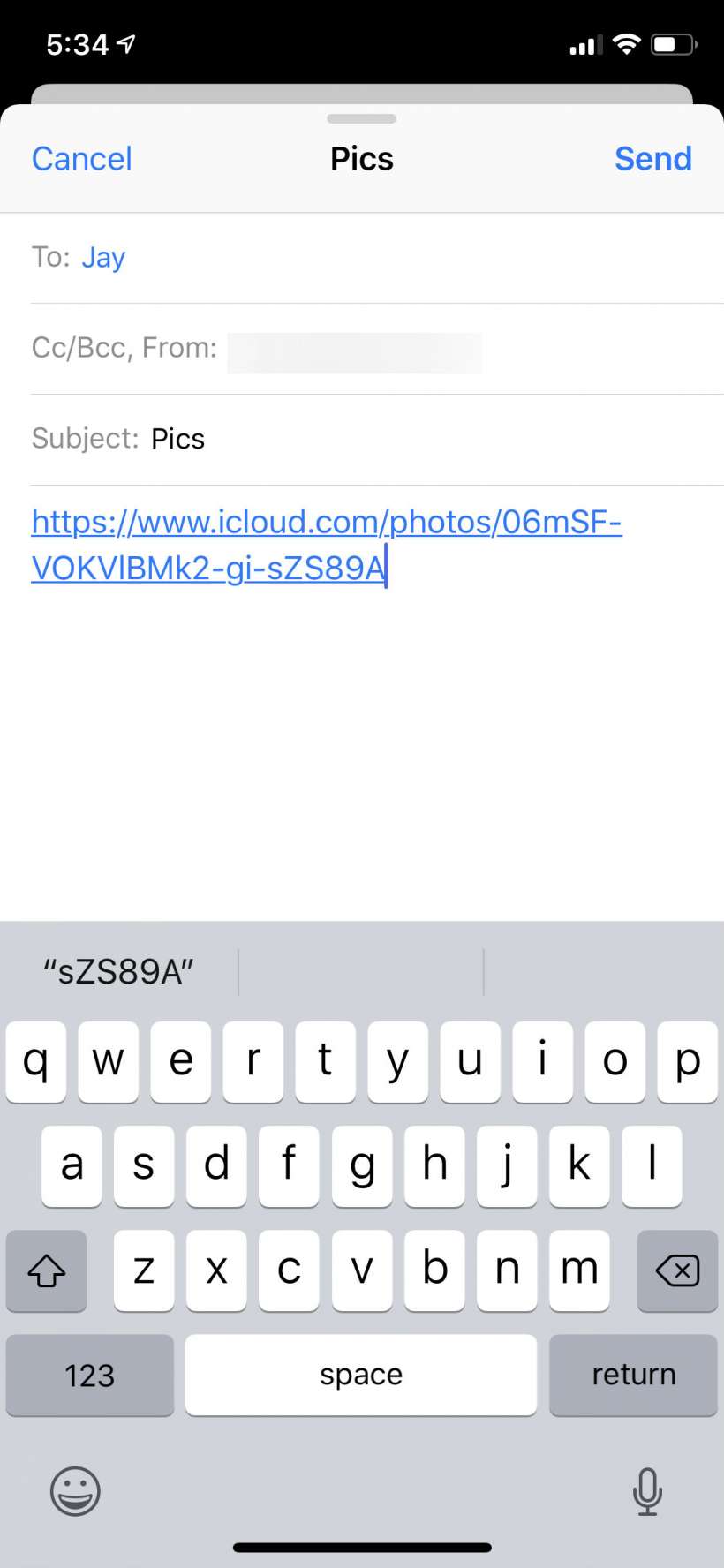 How to send links to your iCloud photos on iPhone and iPad.