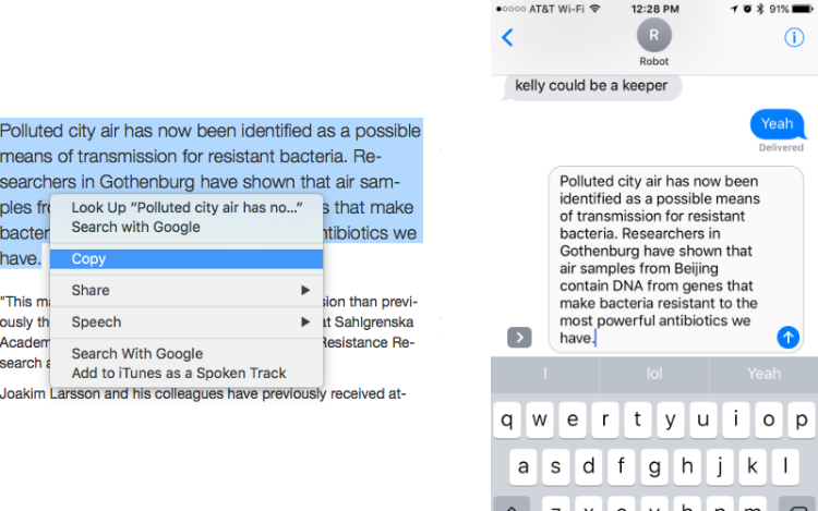 How to use Universal Clipboard with your Mac and iPhone. How to use Universal Clipboard with your Mac and iPhone.