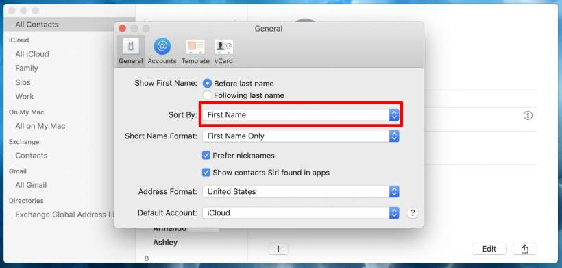 How to sort your Contacts by first name on iPhone, iPad and Mac.