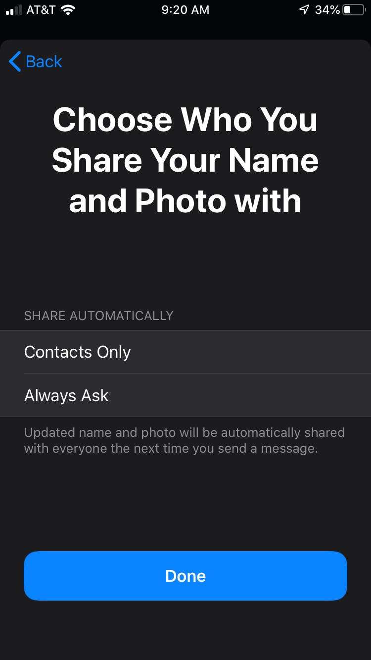 Contacts Only Contacts Only