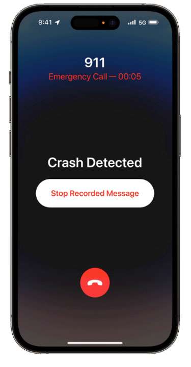 iPhone Crash Detection