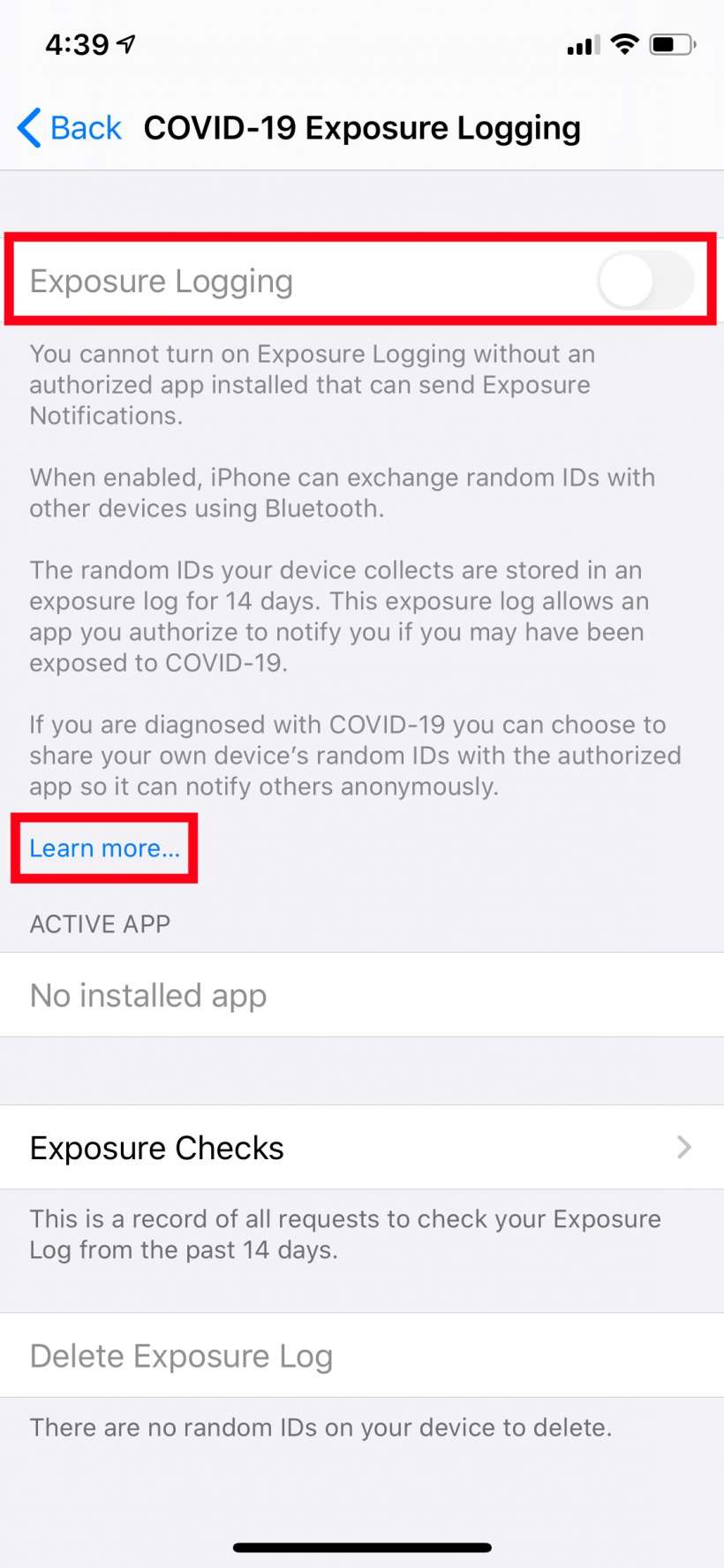 How to enable COVID-19 exposure logging and notifications on iPhone and iPad. How to enable COVID-19 exposure logging and notifications on iPhone and iPad.