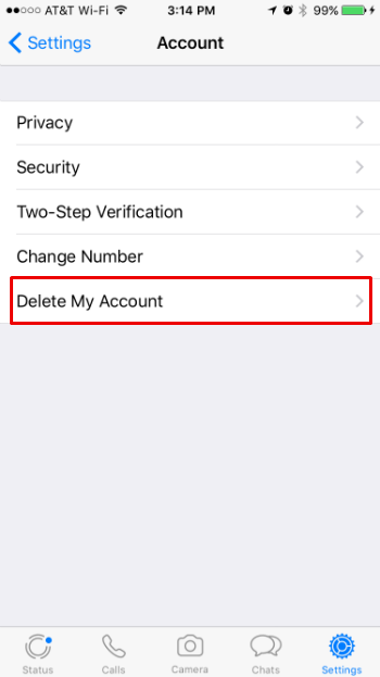 How to delete a WhatsApp account on iPhone and iPad.