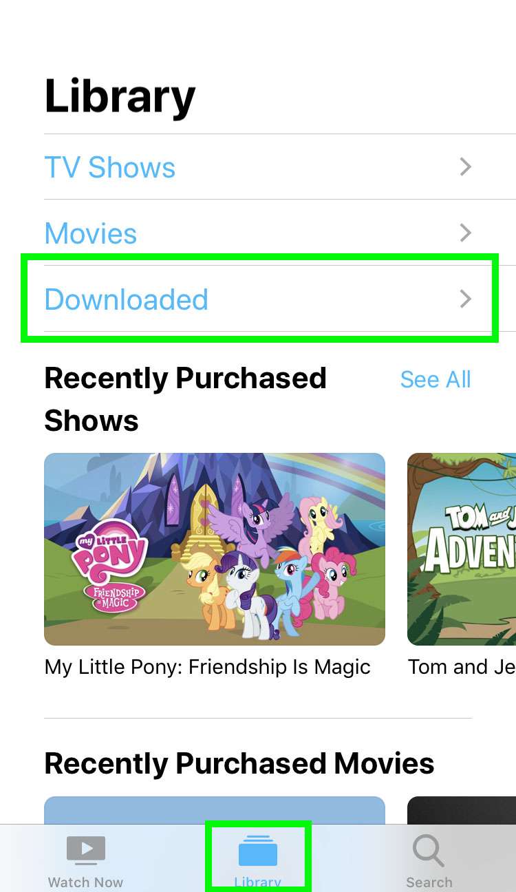 Delete stored shows iOS Apple TV app 1
