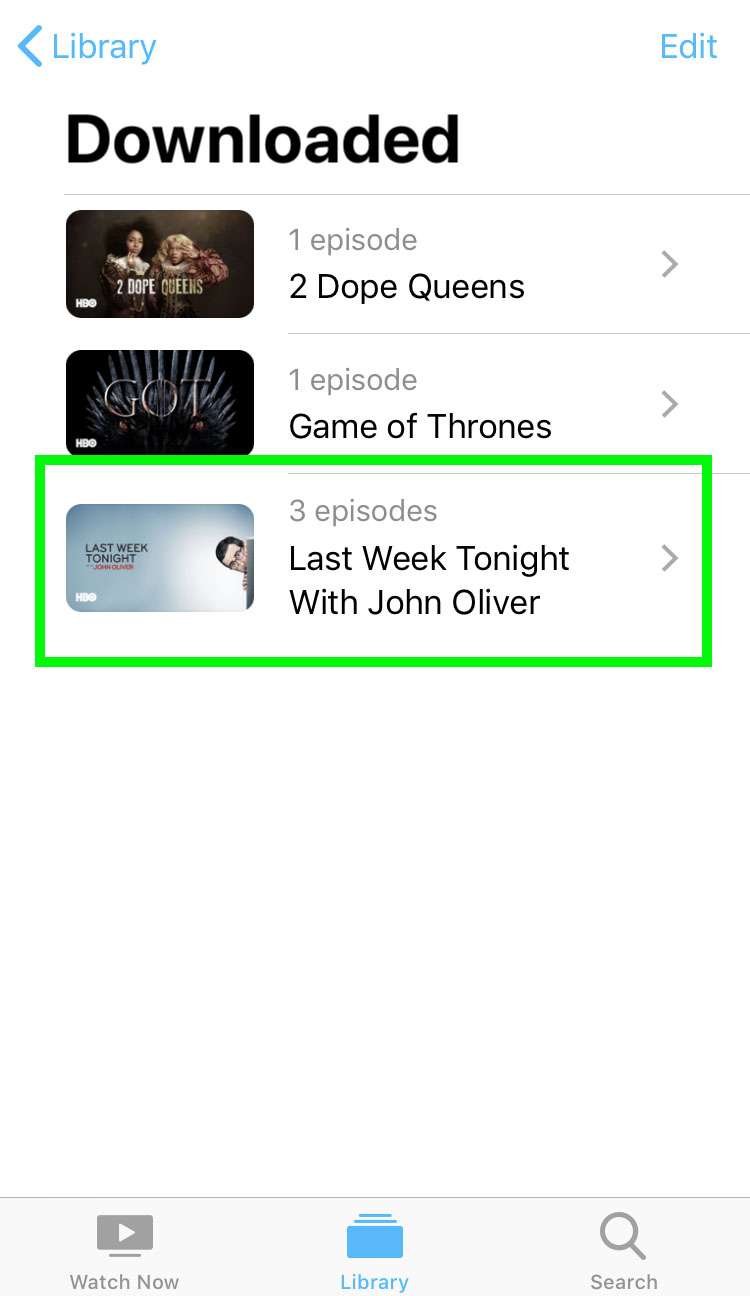 Delete stored shows iOS Apple TV app 6 Delete stored shows iOS Apple TV app 6