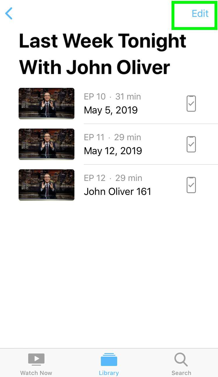 Delete stored shows iOS Apple TV app 8 Delete stored shows iOS Apple TV app 8