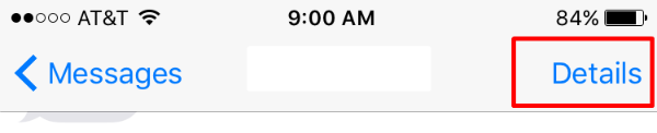 iOS Message Details iOS Message Details
