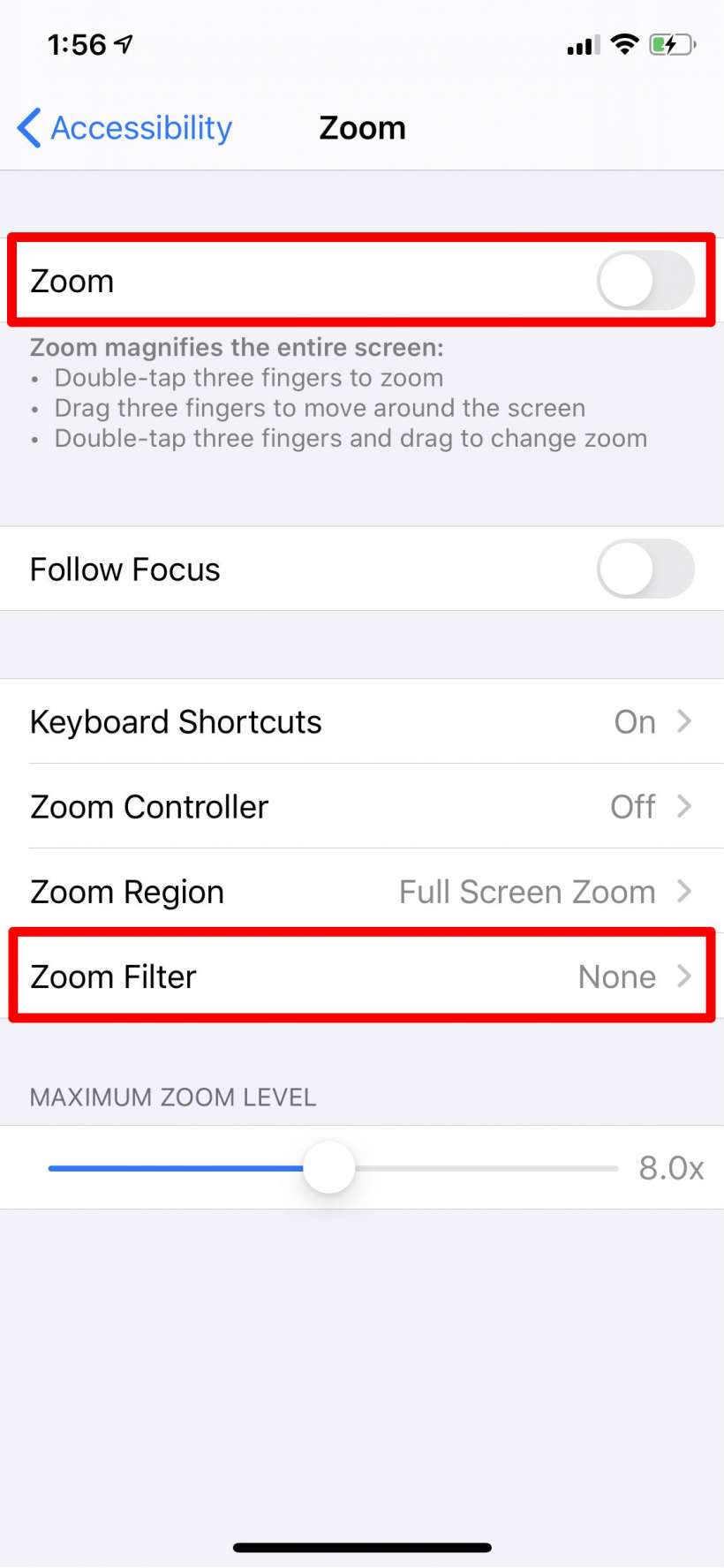 How to make your iPhone or iPad display even dimmer than the dimmest brightness setting.