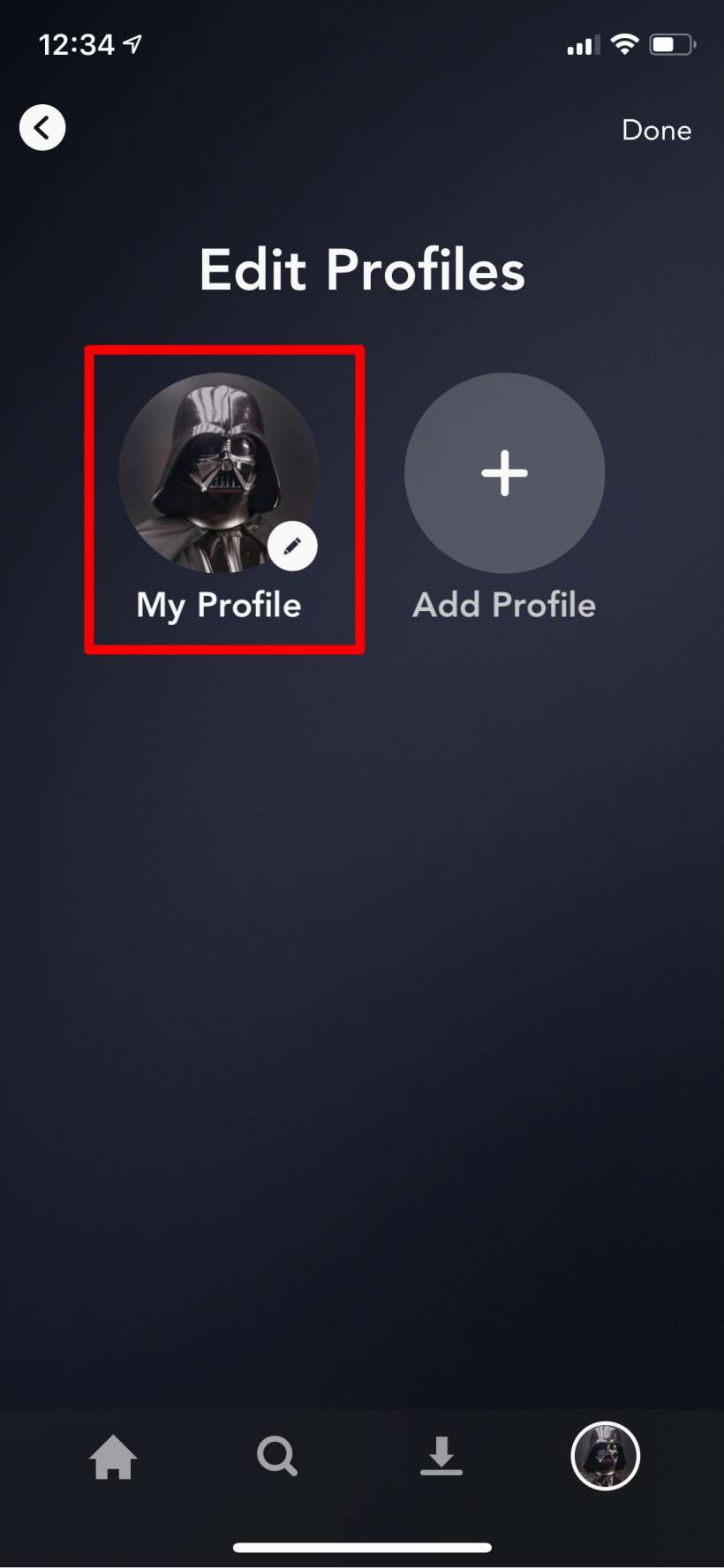 How to change your Disney+ profile picture photo and name on iPhone and iPad.