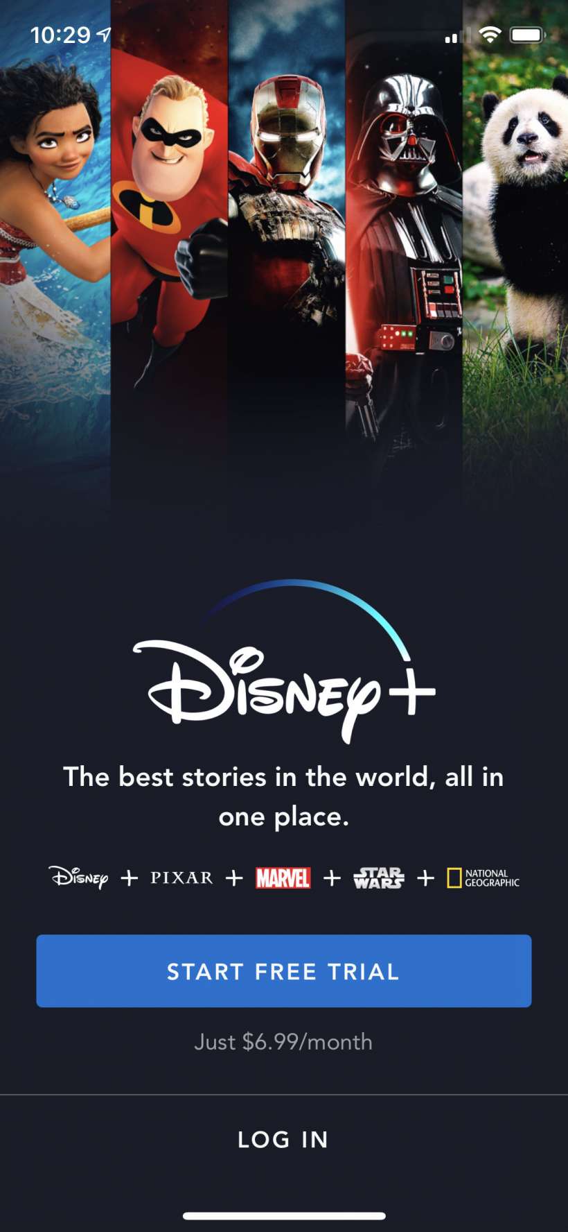 How to start your free one week trial period of Disney+ on iPhone and iPad.