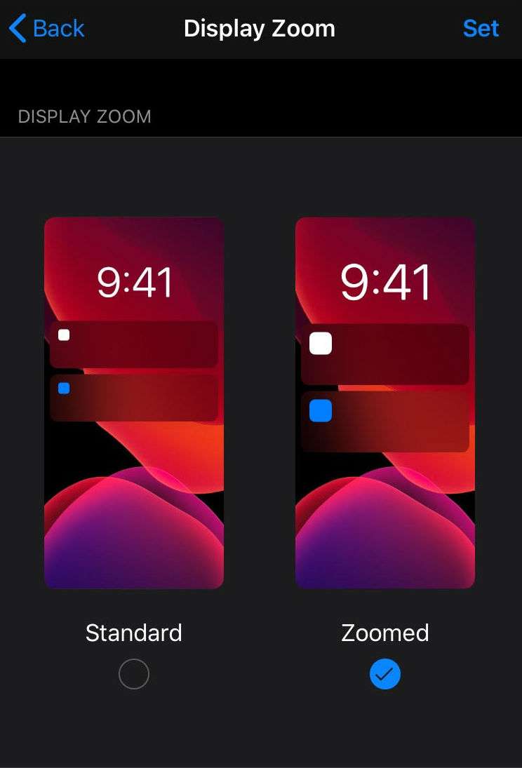 Display Zoom