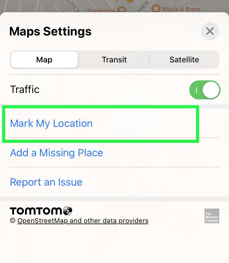 Apple Maps measure distance 2