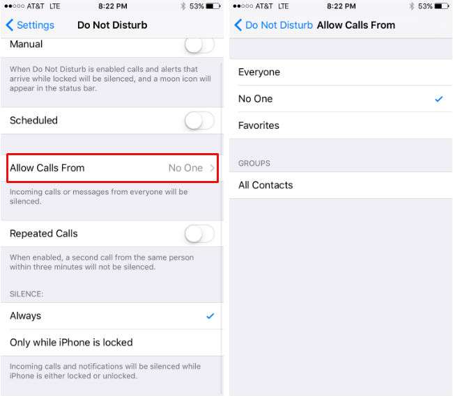 How to configure your iPhone's Do Not Disturb settings.