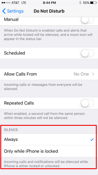 How to configure your iPhone's Do Not Disturb settings.