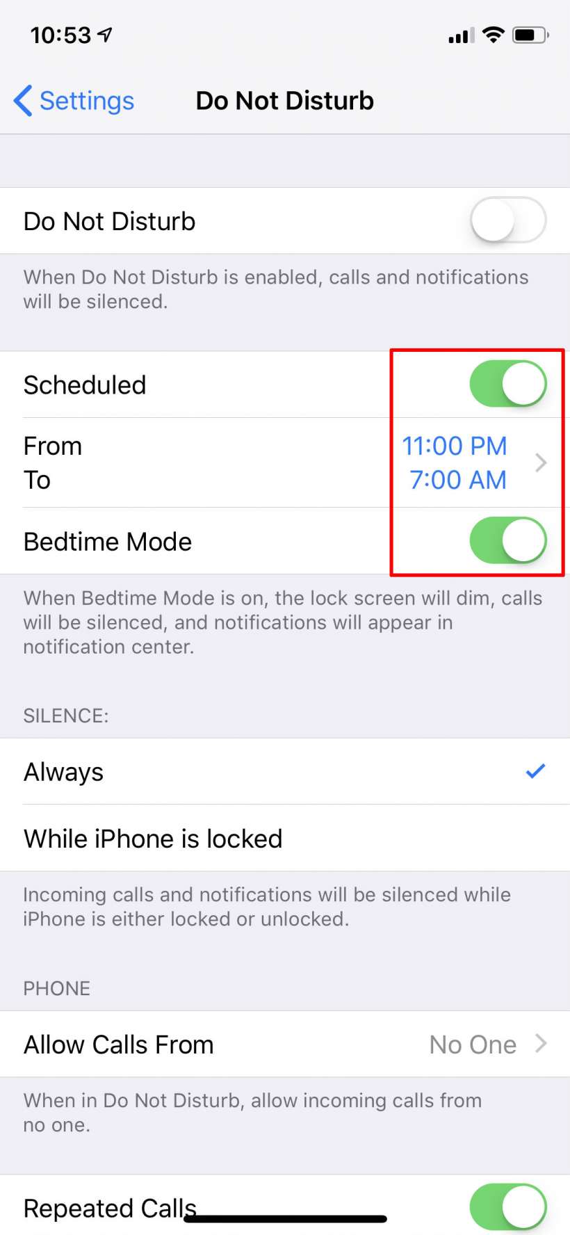 How to use Do Not Disturb Bedtime mode on iPhone and iPad in iOS 12.