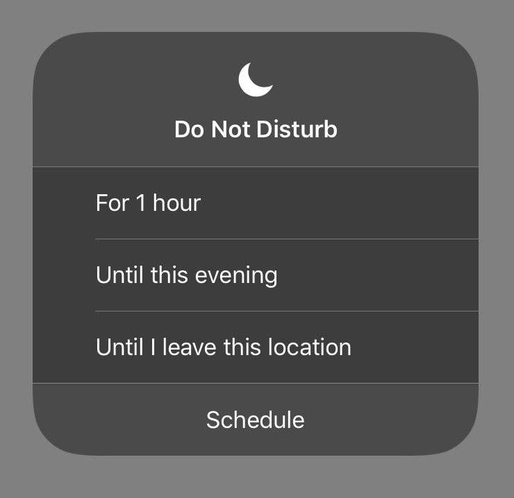 Do Not Disturb